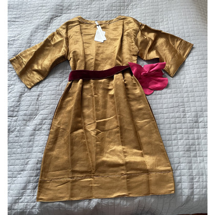 Marc Jacobs Kleid aus Leinen in Gold