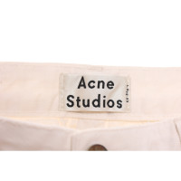 Acne Jeans Katoen in Wit