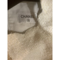 Chanel Kleid aus Wolle in Weiß