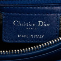 Christian Dior Lady Dior Medium aus Leder in Blau