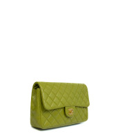 Chanel Classic Flap Backpack in Pelle in Verde