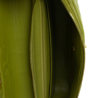 Chanel Classic Flap Backpack aus Leder in Grün