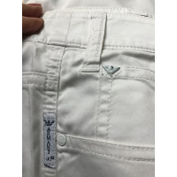 Armani Jeans Broeken Katoen in Wit