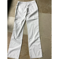 Armani Jeans Hose aus Baumwolle in Weiß