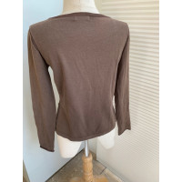 Turnover Knitwear Cotton in Brown