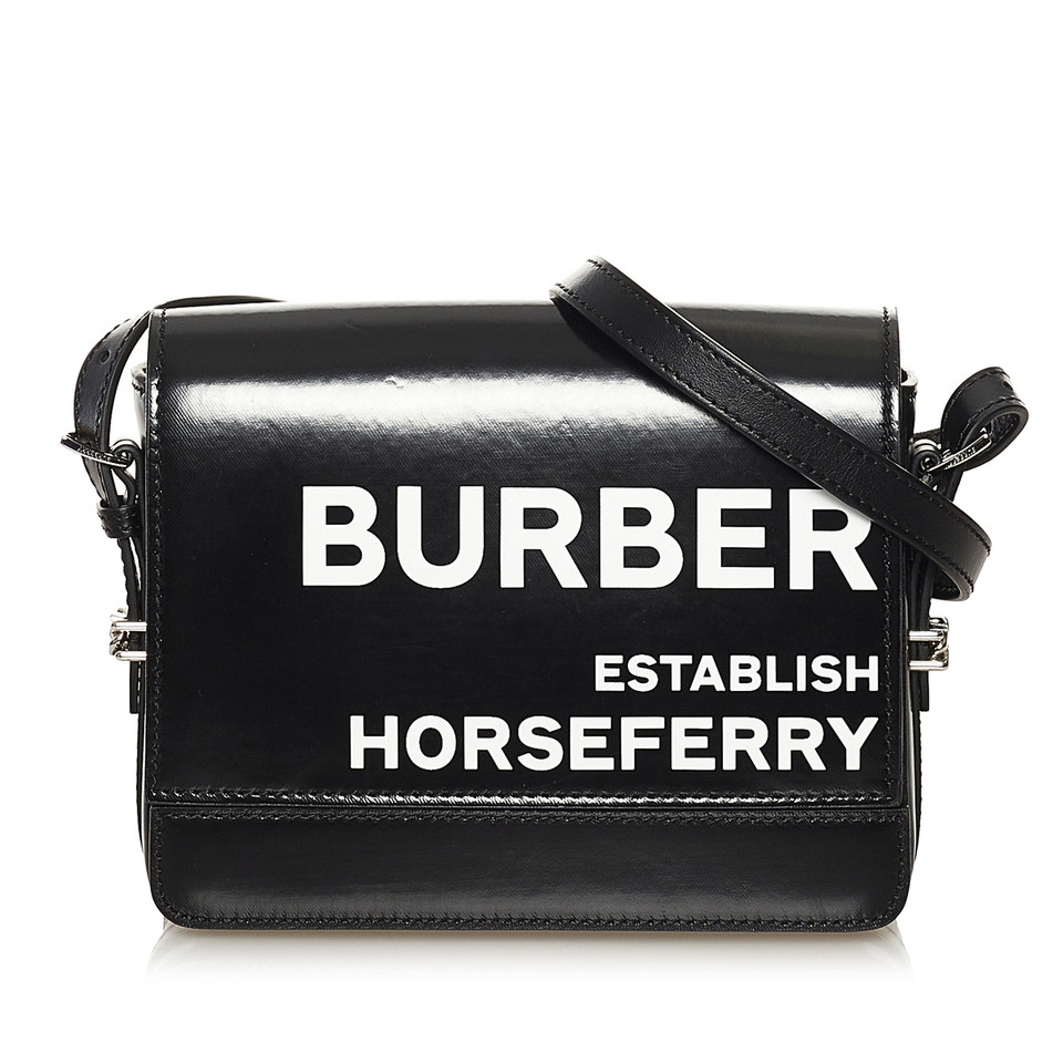 Burberry Sac à bandoulière en Cuir en Noir