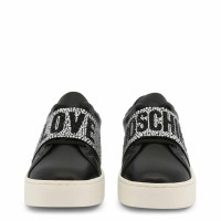 Love Moschino Sneakers Leer in Zwart