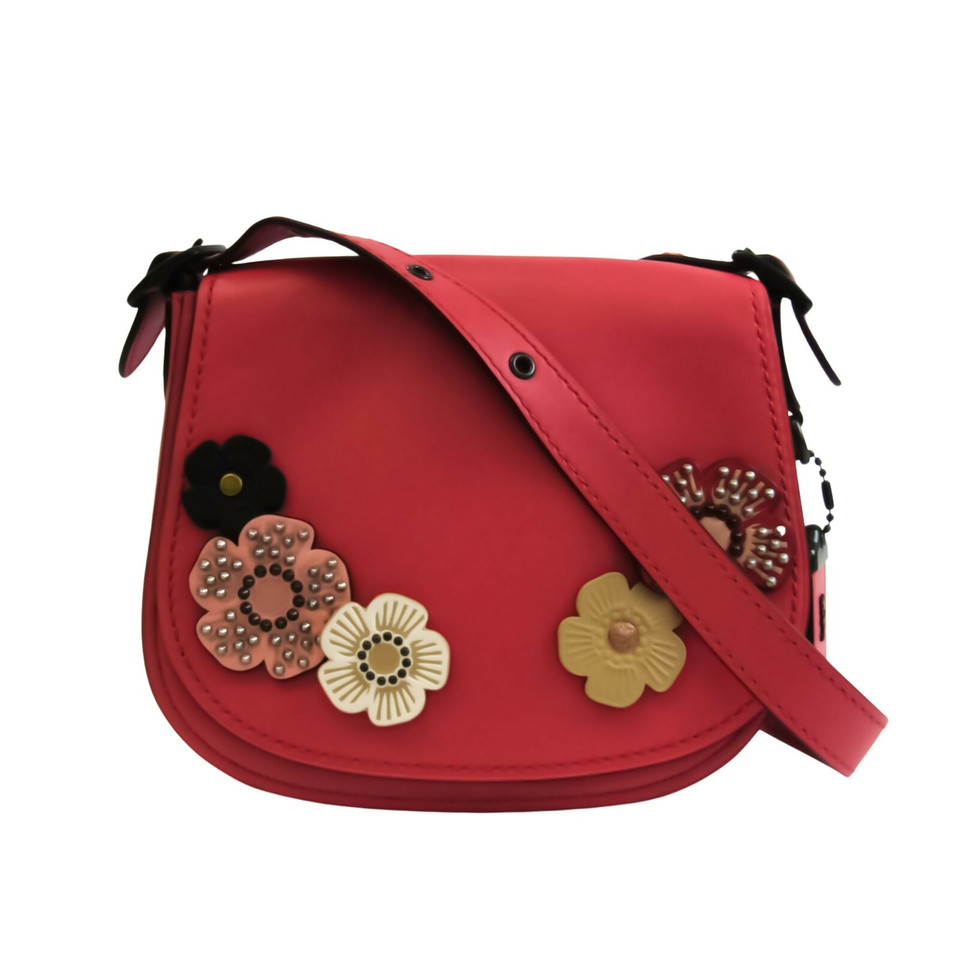 Coach Borsa a tracolla in Pelle in Rosa