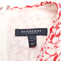 Burberry zijden jurk met patroon