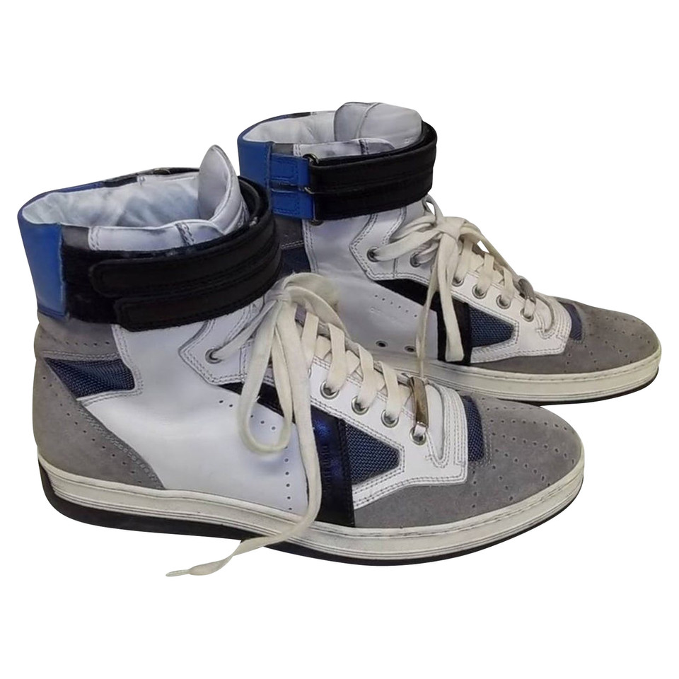 Christian Dior Sneaker in Pelle in Bianco