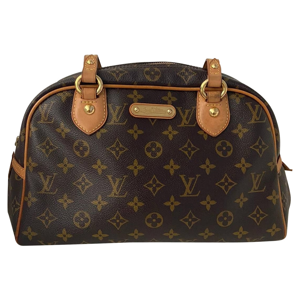 Louis Vuitton Montorgueil aus Canvas in Braun