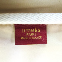 Hermès Victoria Bag aus Canvas in Beige