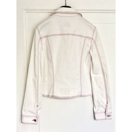 Moschino Jacket/Coat Jeans fabric in White