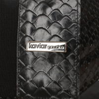 Kaviar Gauche "Arrowbelt" in black waist belt