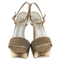 Stuart Weitzman Gouden sandalen