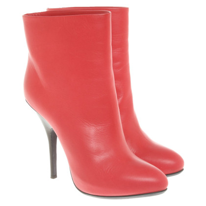 Lanvin Ankle boots Leather in Red