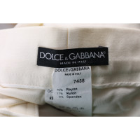 Dolce & Gabbana Broeken in Crème