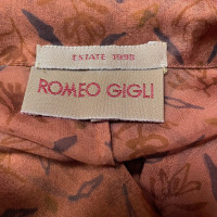 Romeo Gigli Bovenkleding Zijde in Bruin