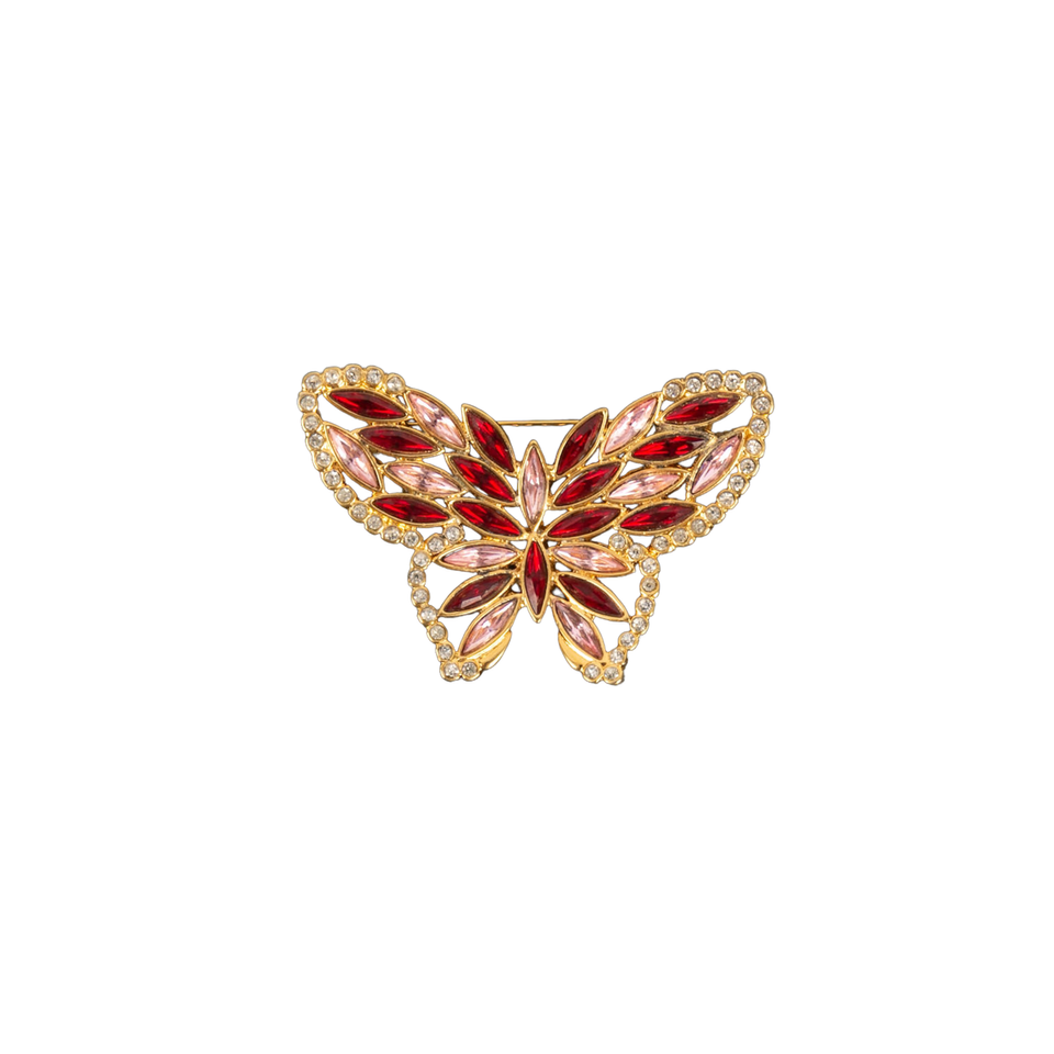 Yves Saint Laurent Broche in Goud