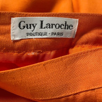 Guy Laroche Skirt Cotton in Orange