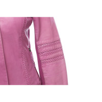 Armani Jeans Giacca/Cappotto in Pelle in Rosa