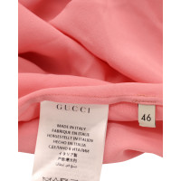 Gucci Oberteil aus Seide in Rosa / Pink