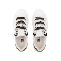 Balmain Sneakers Leer in Wit