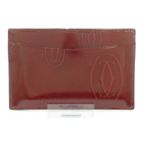 Cartier Bag/Purse Patent leather in Bordeaux