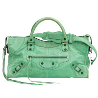 Balenciaga City Bag Leer in Groen