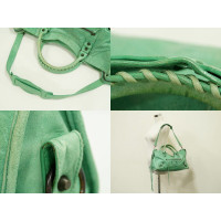 Balenciaga City Bag Leer in Groen