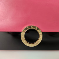 Bulgari Schoudertas Leer in Roze