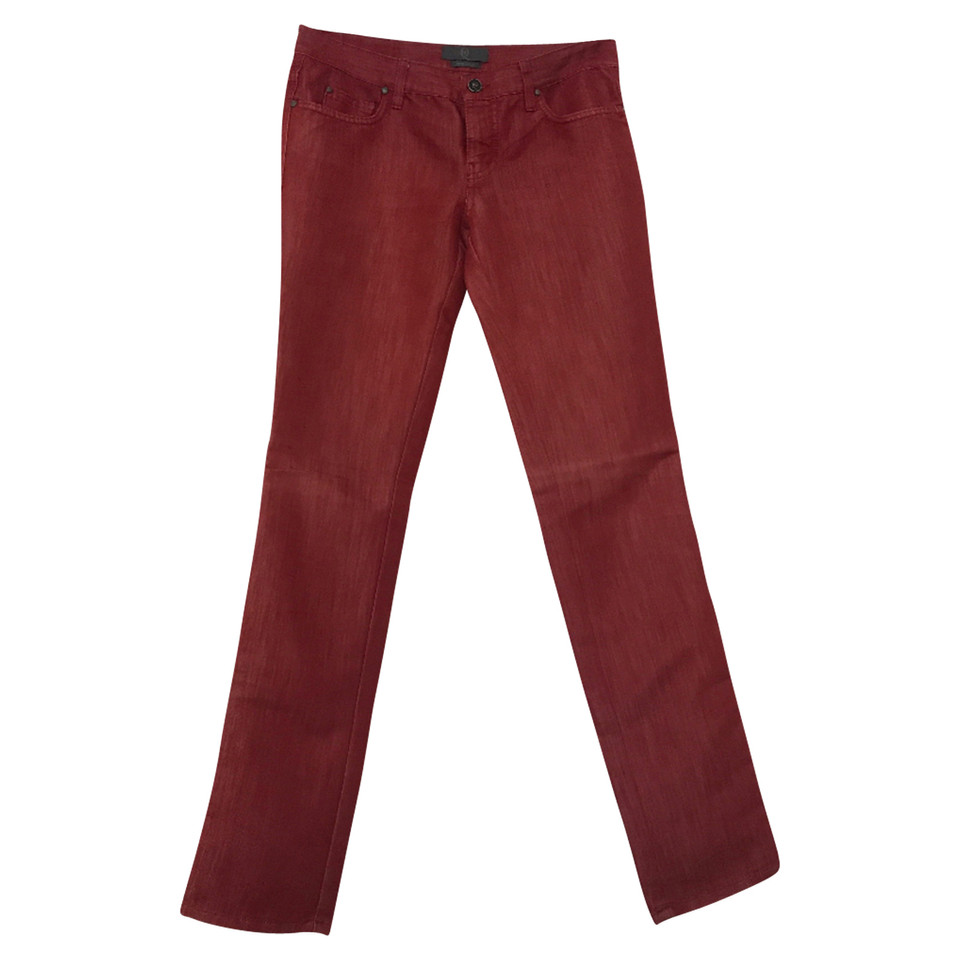 Alexander McQueen Trousers Cotton in Red