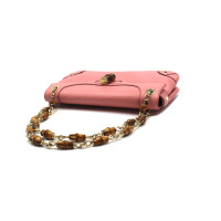 Gucci Bamboo Bag aus Leder in Rosa / Pink