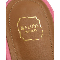 Malone Souliers Slipper/Ballerinas aus Leder in Rosa / Pink