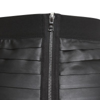 Bcbg Max Azria Artificial leather skirt in black