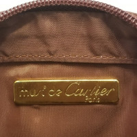 Cartier Clutch en Cuir en Bordeaux