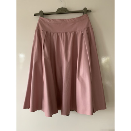 Loewe Skirt Leather in Pink