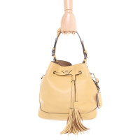 Prada Handbag Leather in Yellow
