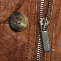 Karen Millen Leather jacket in Brown