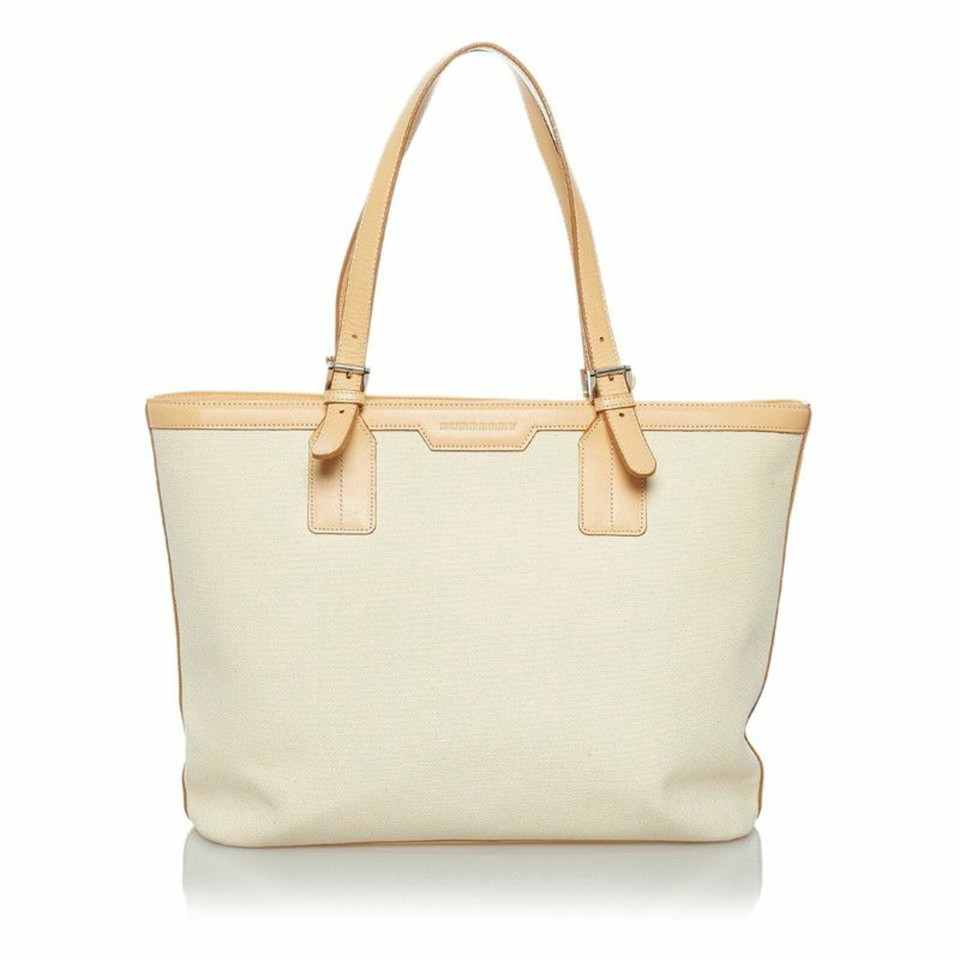Burberry Tote bag Canvas in Wit