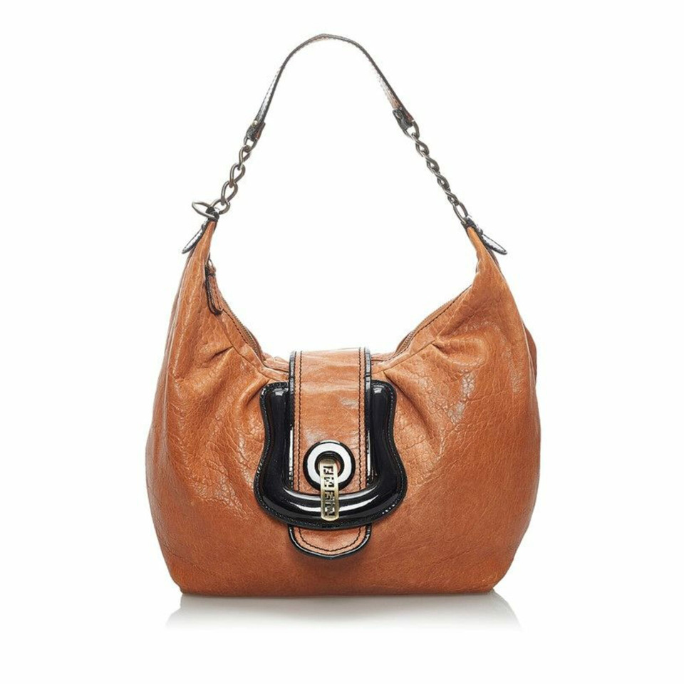 Fendi Borsa a tracolla in Pelle in Marrone