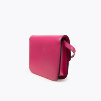 Céline Box Bag Medium Leather in Pink