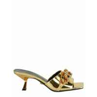 Versace Slippers/Ballerinas Leather in Gold