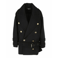 Balmain Jacket/Coat Wool in Black