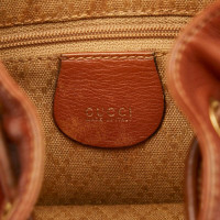 Gucci Backpack Leather in Brown