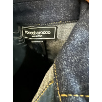 Rocco Barocco Jacket/Coat Jeans fabric in Blue