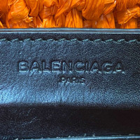 Balenciaga Panier Bag Leer in Oranje