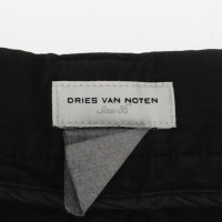 Dries Van Noten Hose aus Baumwolle in Schwarz