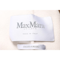 Max Mara Jacket/Coat Wool in Cream