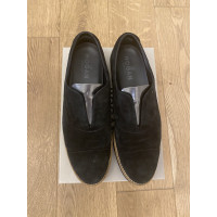 Hogan Slipper/Ballerinas aus Wildleder in Schwarz